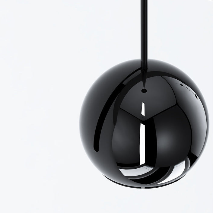 Lámpara de pared LED con pantalla de acrílico y bola de globo de hierro y aluminio escandinavo contemporáneo para sala de estar 