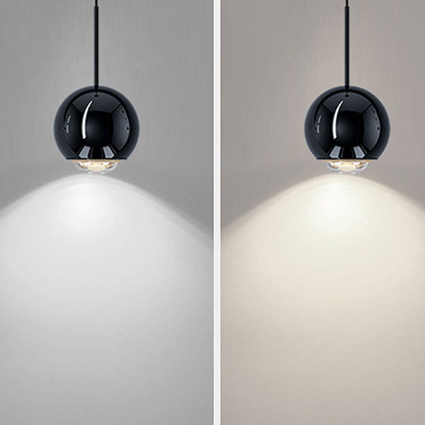 Lámpara de pared LED con pantalla de acrílico y bola de globo de hierro y aluminio escandinavo contemporáneo para sala de estar 