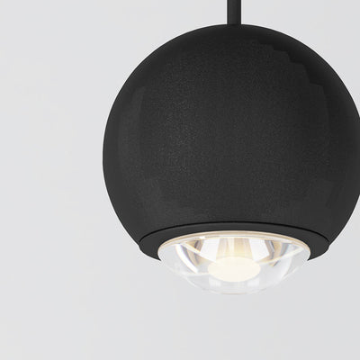 Lámpara de pared LED con pantalla de acrílico y bola de globo de hierro y aluminio escandinavo contemporáneo para sala de estar 