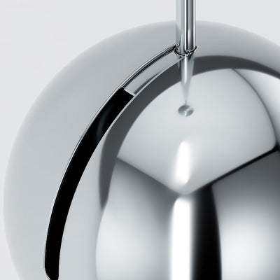Lámpara de pared LED con pantalla de acrílico y bola de globo de hierro y aluminio escandinavo contemporáneo para sala de estar 