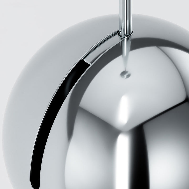 Lámpara de pared LED con pantalla de acrílico y bola de globo de hierro y aluminio escandinavo contemporáneo para sala de estar 