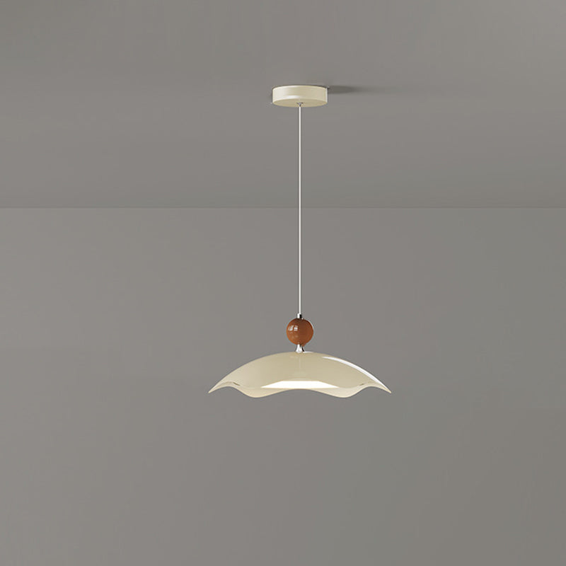 Traditional Vintage Iron PE Flying Saucer LED Pendant Light For Living Room