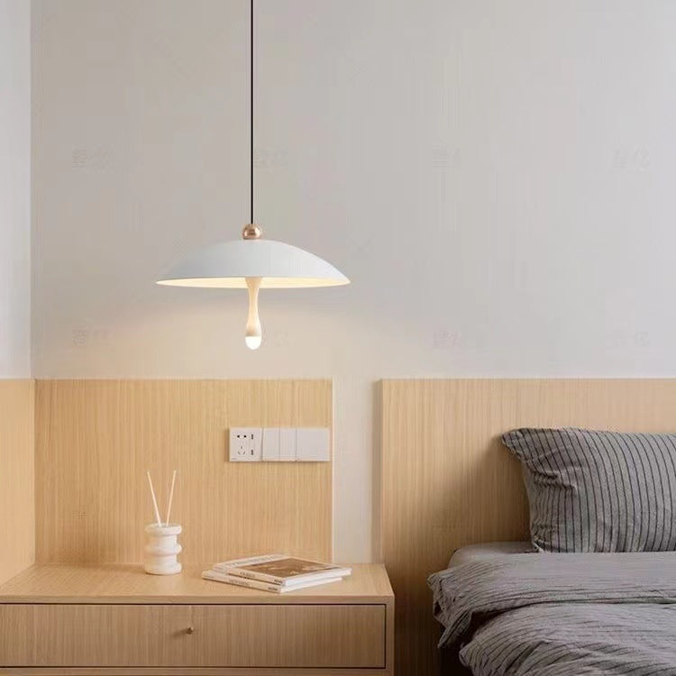 Lustre LED rond en aluminium acrylique scandinave contemporain pour salon 