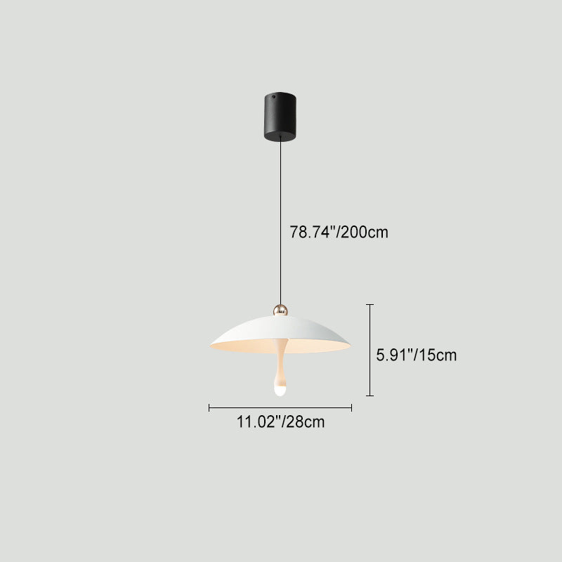 Lustre LED rond en aluminium acrylique scandinave contemporain pour salon 