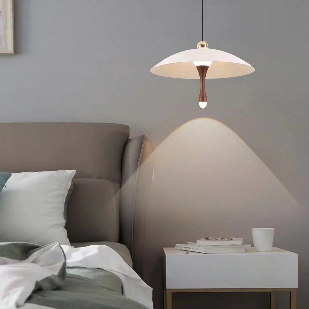 Lustre LED rond en aluminium acrylique scandinave contemporain pour salon 