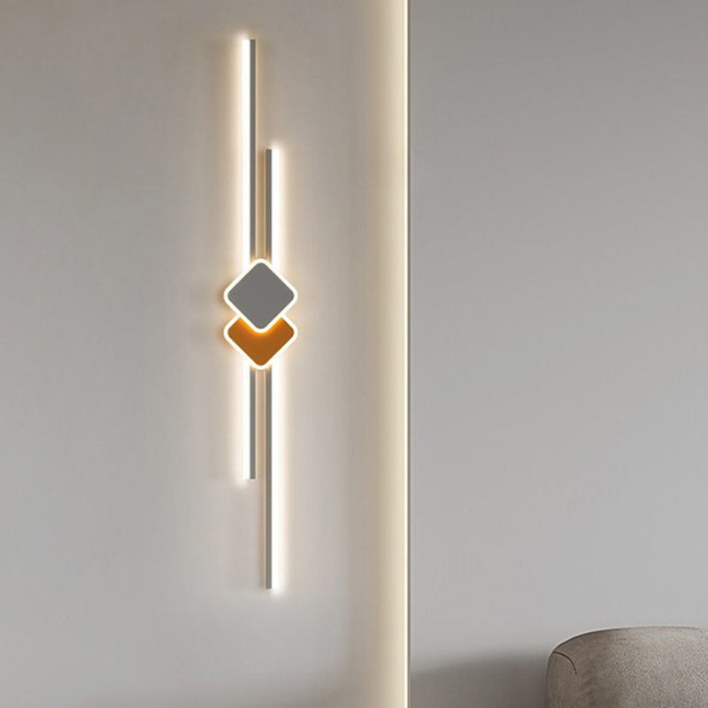 مصباح جداري LED بطول شريط خطي من الألومنيوم الحديث البسيط لغرفة الطعام 