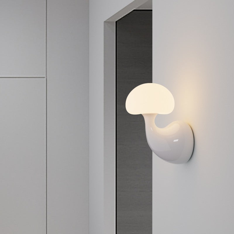 Zeitgenössische kreative Keramik-Pilz 1-Licht-Wandleuchte für das Esszimmer 