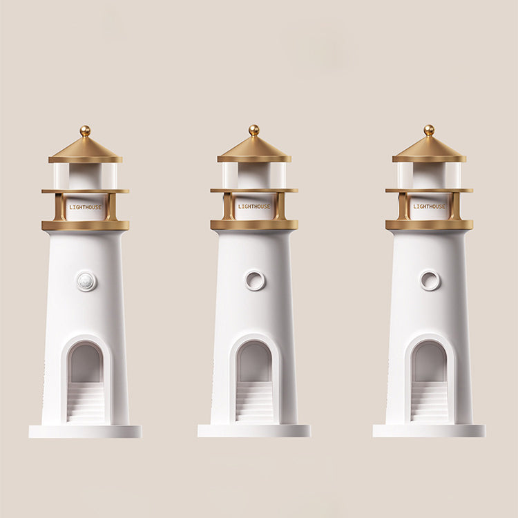 Lampe de table projecteur LED phare de lune ABS créative contemporaine pour chambre à coucher 