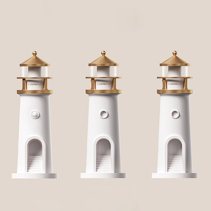 Lampe de table projecteur LED phare de lune ABS créative contemporaine pour chambre à coucher 