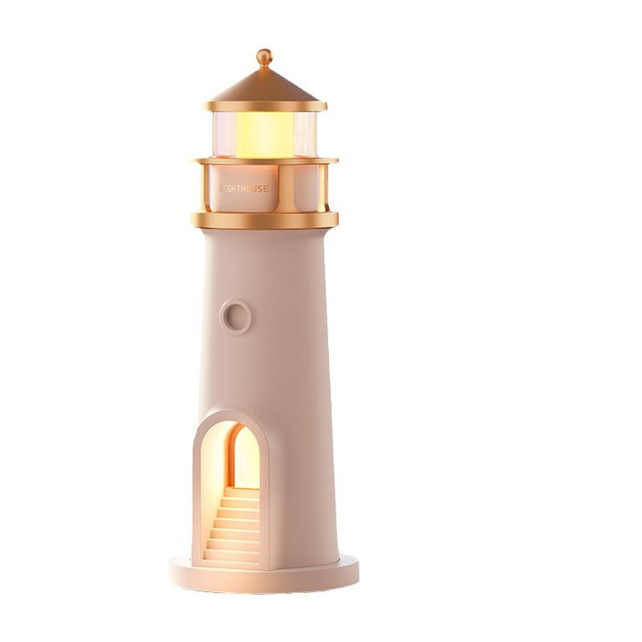 Lampe de table projecteur LED phare de lune ABS créative contemporaine pour chambre à coucher 