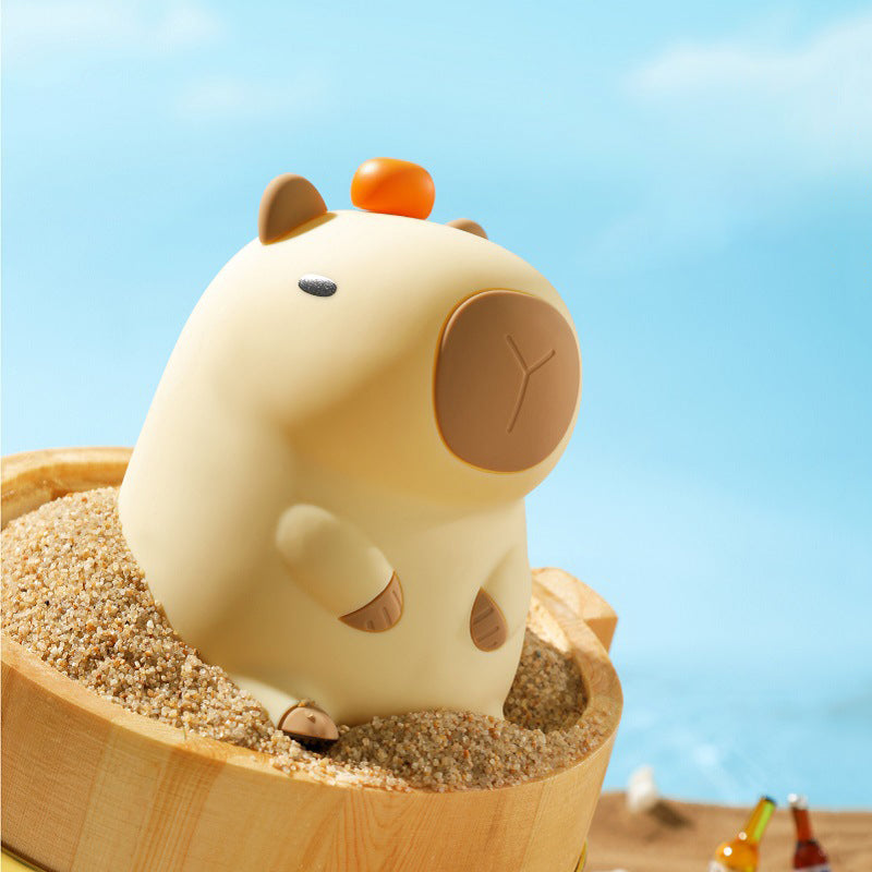 Contemporary Simplicity Cartoon Guinea Pig Silicone ABS LED Night Light Table Lamp For Bedroom