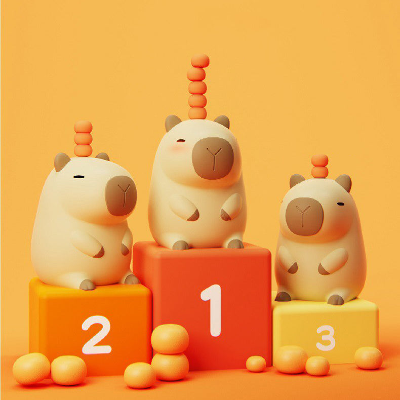 Contemporary Simplicity Cartoon Guinea Pig Silicone ABS LED Night Light Table Lamp For Bedroom