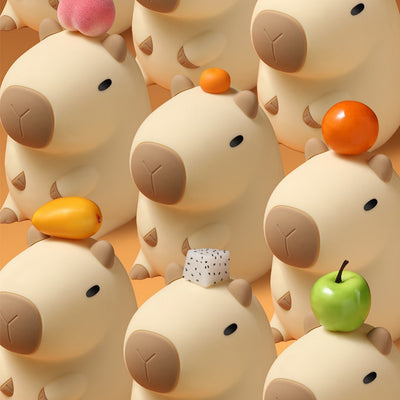 Contemporary Simplicity Cartoon Guinea Pig Silicone ABS LED Night Light Table Lamp For Bedroom
