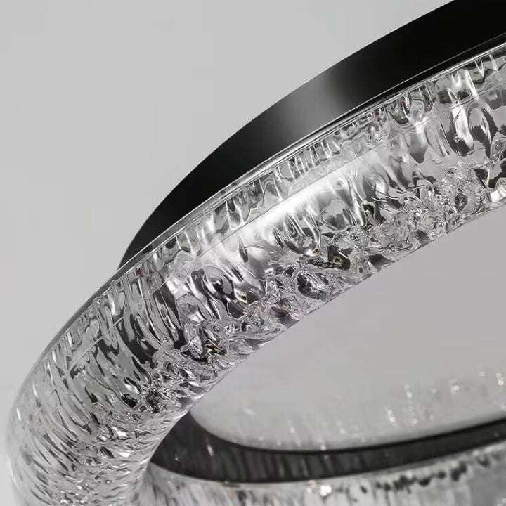 Zeitgenössische luxuriöse runde Eisen-PMMA-Wolkennebel-Design-LED-Deckenleuchte für das Schlafzimmer 