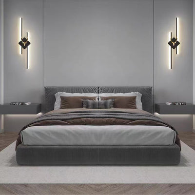 Modern Luxury Antler Aluminum Acrylic Long Strip LED Wall Sconce Lamp For Bedroom