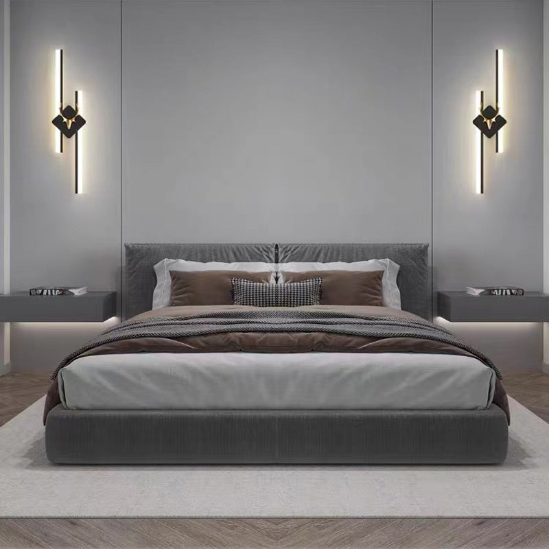 Modern Luxury Antler Aluminum Acrylic Long Strip LED Wall Sconce Lamp For Bedroom