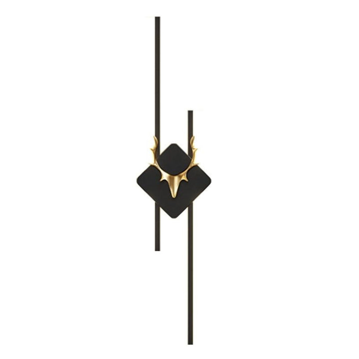 Modern Luxury Antler Aluminum Acrylic Long Strip LED Wall Sconce Lamp For Bedroom