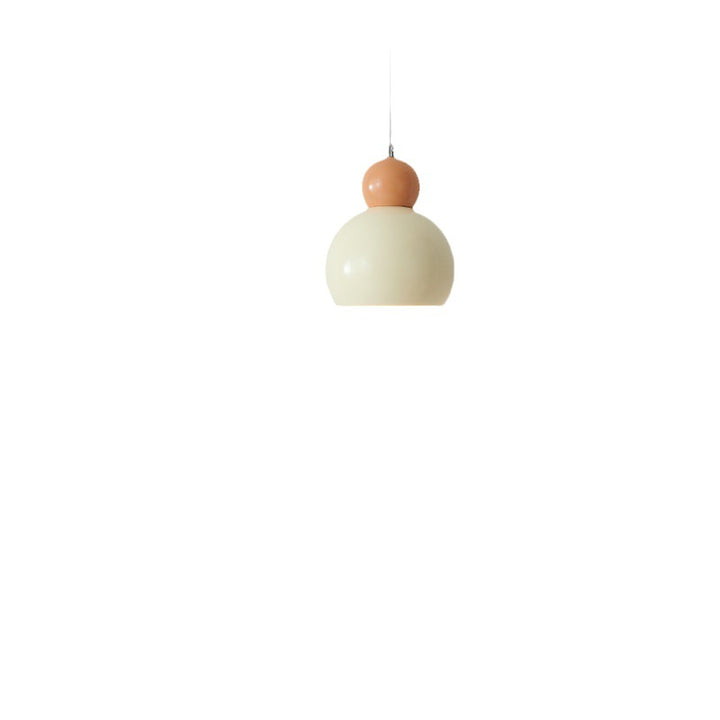 Suspension Luminaire à Une Lumière avec Abat-Jour Sphérique Géométrique en Fer Traditionnel Français pour Chambre 