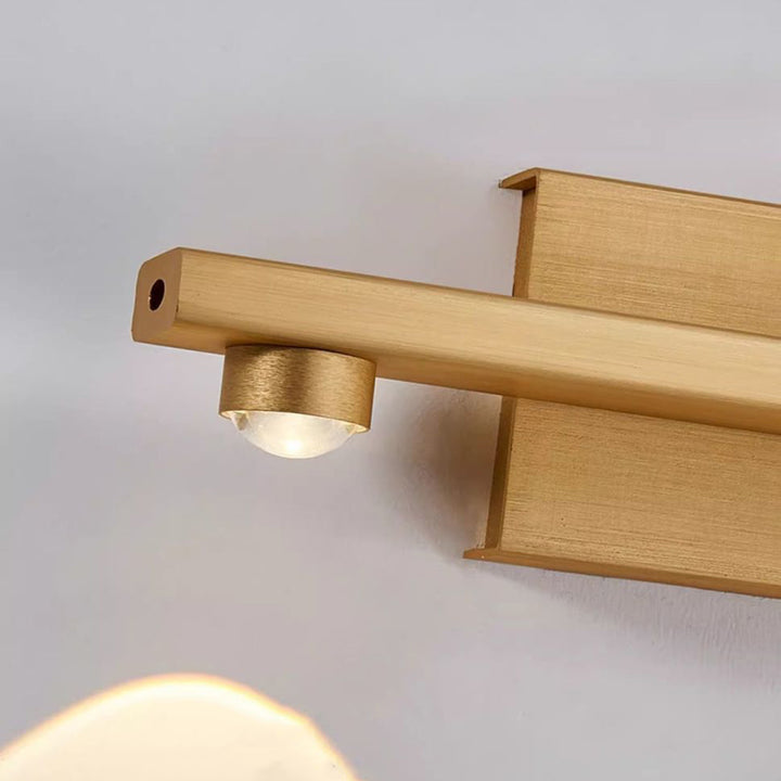 مصباح حائط مضيء لأعلى وأسفل بتصميم حديث بسيط من الألومنيوم مع إضاءة LED لغرفة النوم 