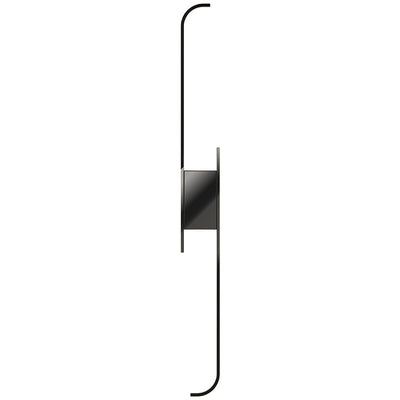 Applique Murale LED en Aluminium et Silicone à Bande Arc de Simplicité Moderne pour Chambre 