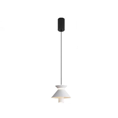 Contemporary Nordic Aluminum Iron Hourglass Shade LED Pendant Light For Bedroom