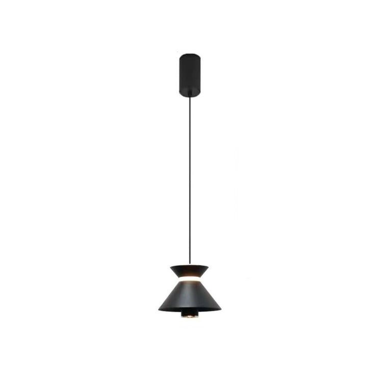 Contemporary Nordic Aluminum Iron Hourglass Shade LED Pendant Light For Bedroom