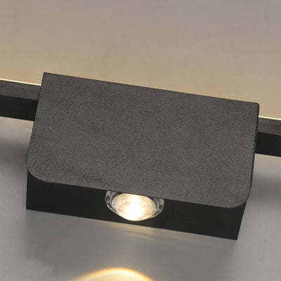 Modern Minimalist Aluminum Linear Silicone Strip LED Wall Sconce Lamp For Living Room