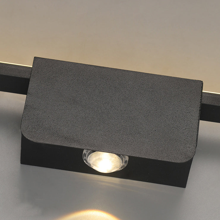 Modern Minimalist Aluminum Linear Silicone Strip LED Wall Sconce Lamp For Living Room