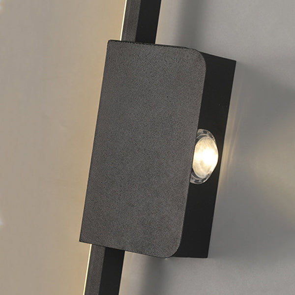Modern Minimalist Aluminum Linear Silicone Strip LED Wall Sconce Lamp For Living Room