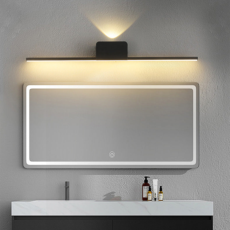 Modern Minimalist Aluminum Linear Silicone Strip LED Wall Sconce Lamp For Living Room