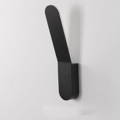 Modern Minimalist Rounded Aluminum Strip LED Wall Sconce Lamp For Living Room
