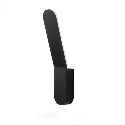 Modern Minimalist Rounded Aluminum Strip LED Wall Sconce Lamp For Living Room