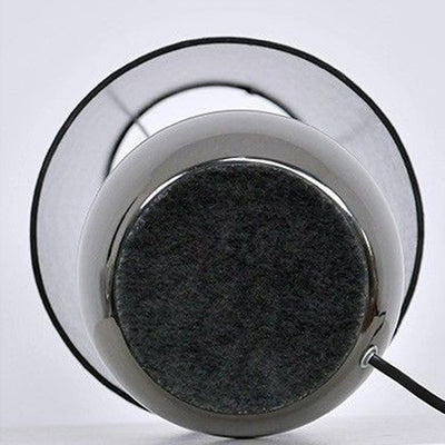 Contemporary Luxury Fabric Hardware Round 1-Light Table Lamp For Bedroom