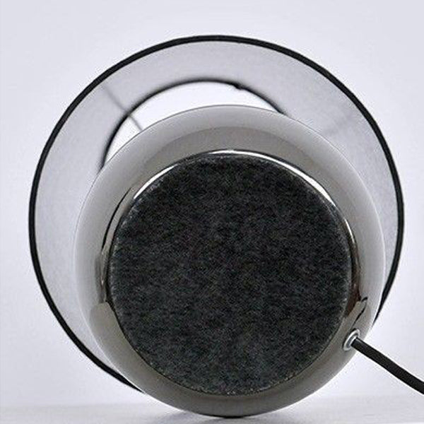 Contemporary Luxury Fabric Hardware Round 1-Light Table Lamp For Bedroom