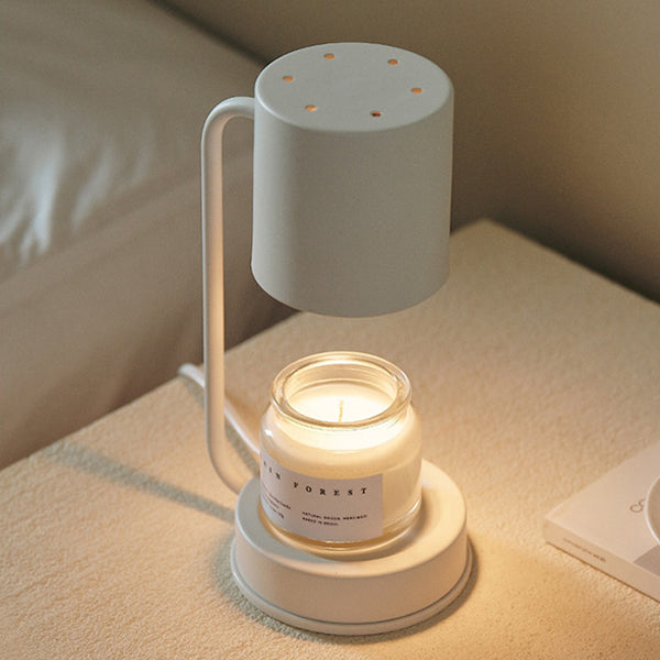Moderne Einfachheit Eisen Zylinder 1-Licht Schmelzwachs Tischlampe Für Schlafzimmer 