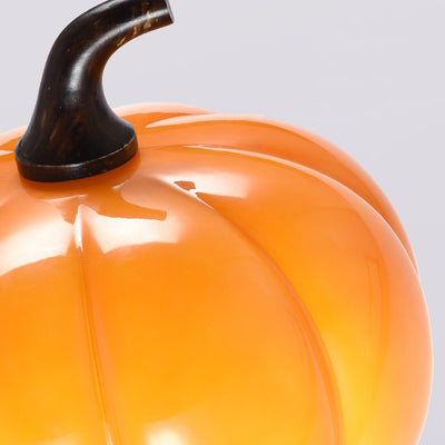 Contemporary Creative Simulation Vegetable Pumpkin Glass Iron 1-Light Wall Sconce Lamp For Living Room