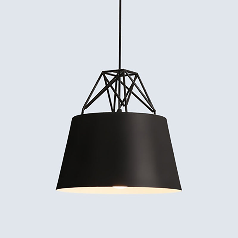 Contemporary Nordic Geometry Diamond Aluminum 1-Light Pendant Light For Living Room