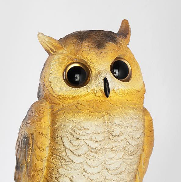 Contemporary Creative Resin Imitation Animal Toucan Owl Waterproof LED Wall Sconce Lamp For Outdoor Patio