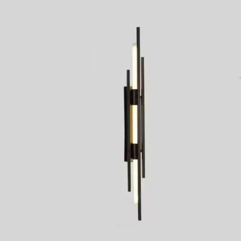 Modern Minimalist Iron Acrylic Long Strip LED Wall Sconce Lamp For Living Room