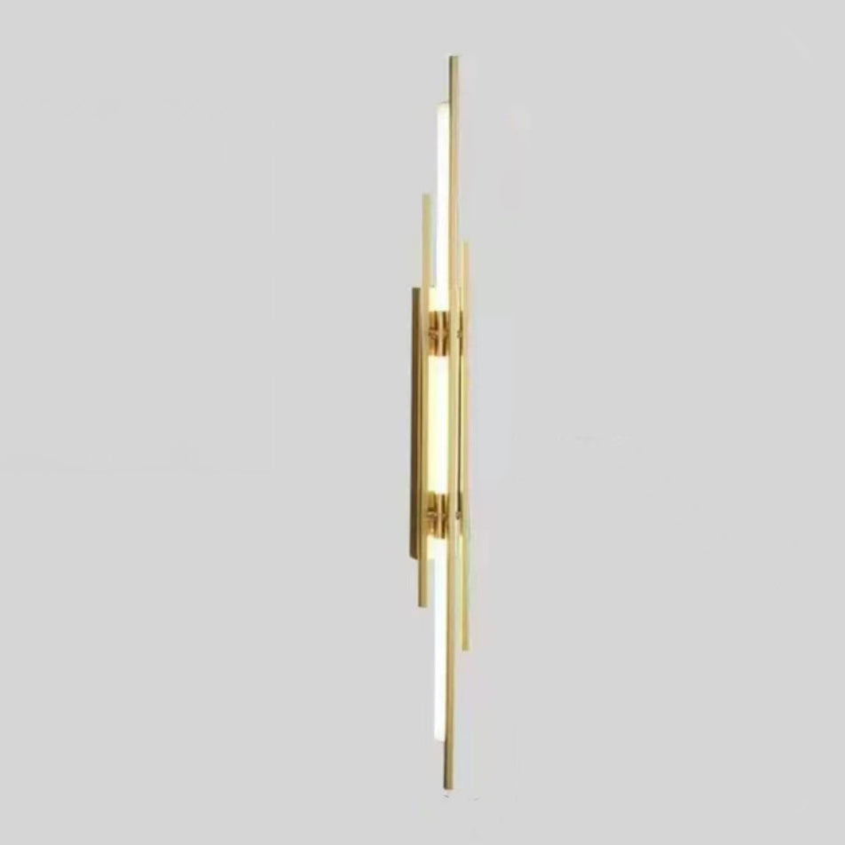Modern Minimalist Iron Acrylic Long Strip LED Wall Sconce Lamp For Living Room