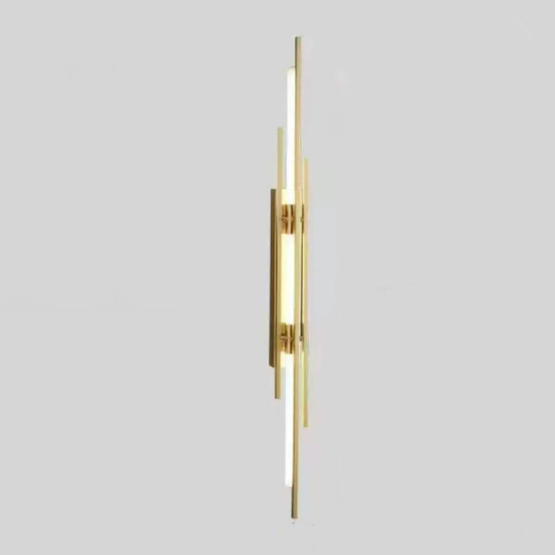 Modern Minimalist Iron Acrylic Long Strip LED Wall Sconce Lamp For Living Room