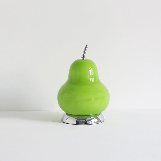Zeitgenössische skandinavische Birnenglas-Schirm Eisen USB wiederaufladbare LED-Tischlampe für das Schlafzimmer 
