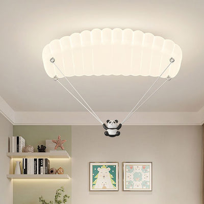 Plafonnier LED en fer acrylique géométrique cercle minimaliste moderne pour chambre 
