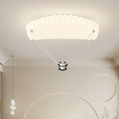Plafonnier LED en fer acrylique géométrique cercle minimaliste moderne pour chambre 