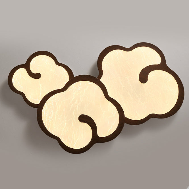 Plafonnier LED en fer acrylique géométrique cercle minimaliste moderne pour chambre 