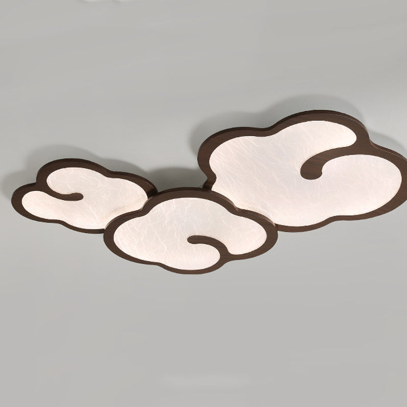 Plafonnier LED en fer acrylique géométrique cercle minimaliste moderne pour chambre 