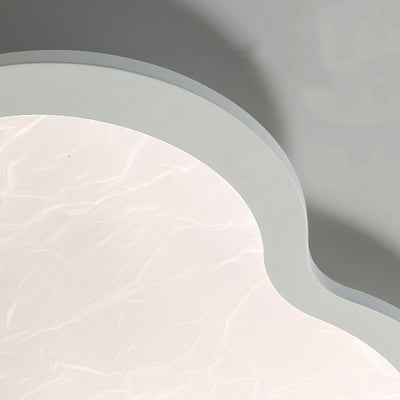 Plafonnier LED en fer acrylique géométrique cercle minimaliste moderne pour chambre 