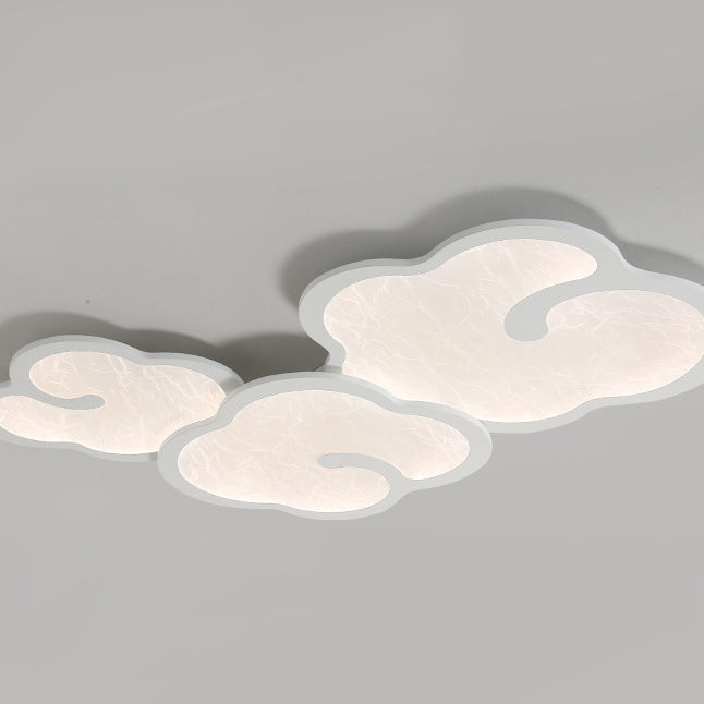 Plafonnier LED en fer acrylique géométrique cercle minimaliste moderne pour chambre 