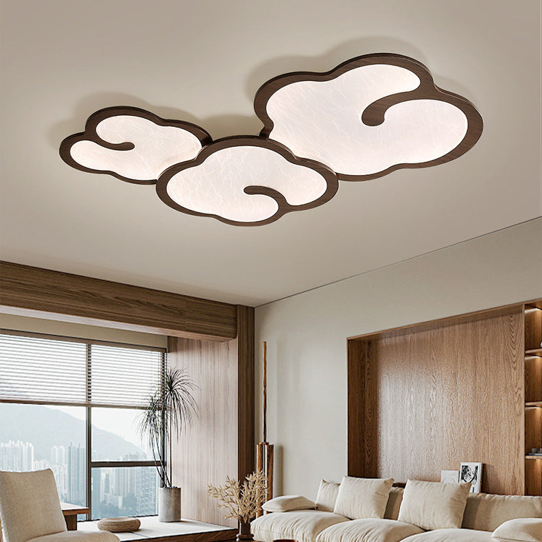 Plafonnier LED en fer acrylique géométrique cercle minimaliste moderne pour chambre 