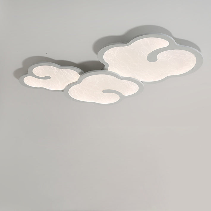 Plafonnier LED en fer acrylique géométrique cercle minimaliste moderne pour chambre 